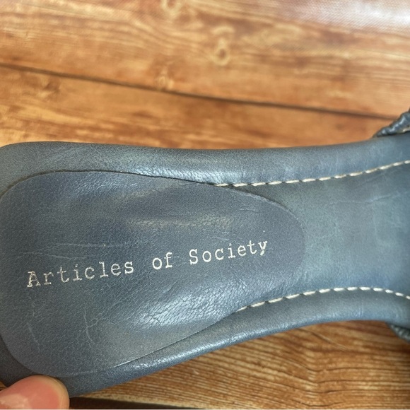 Articles of Society ancona blue sandals size 8 - Picture 6 of 9